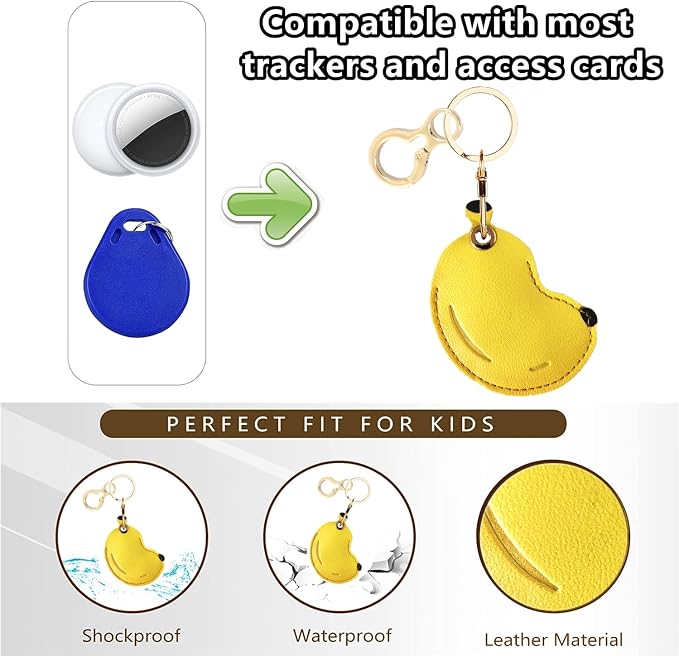 BORKUANA Leather Keychain Holder Case Compatible - Image 4
