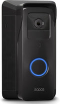 iTODOS Solar Charger for Blink Video Doorbell, Solar Power Bank Mount, by iTODOS