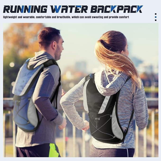 3 Pack Hydration Backpack with 2l Water Bladder, Hydration Pack with Bladder - Image 6