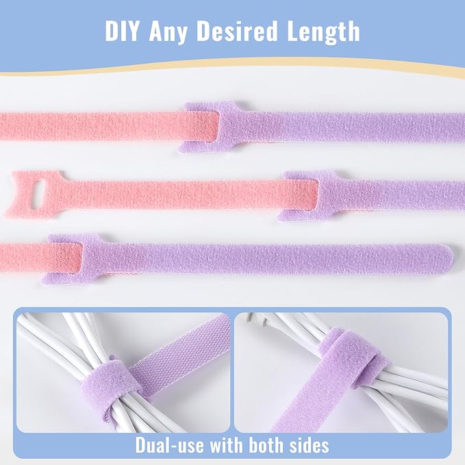 200PCS Cable Ties, 6 inch Multi-Colour Cable Ties - Image 6