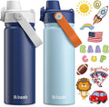 baab 18oz Kids Water Bottle, Insulated Kids Water Bottle by baabKidWatterBottle