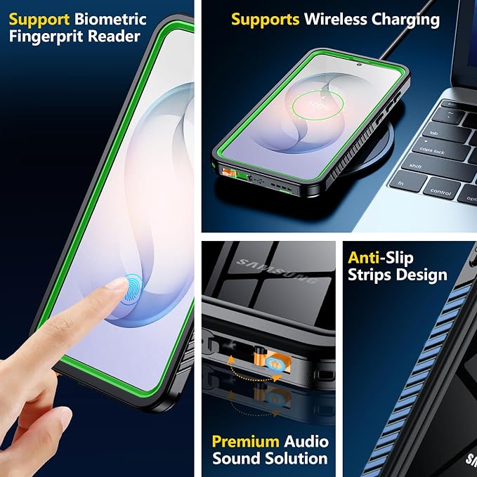 SPIDERCASE Designed for Samsung Galaxy S26 Case Waterproof, Built-in Screen & - Image 6