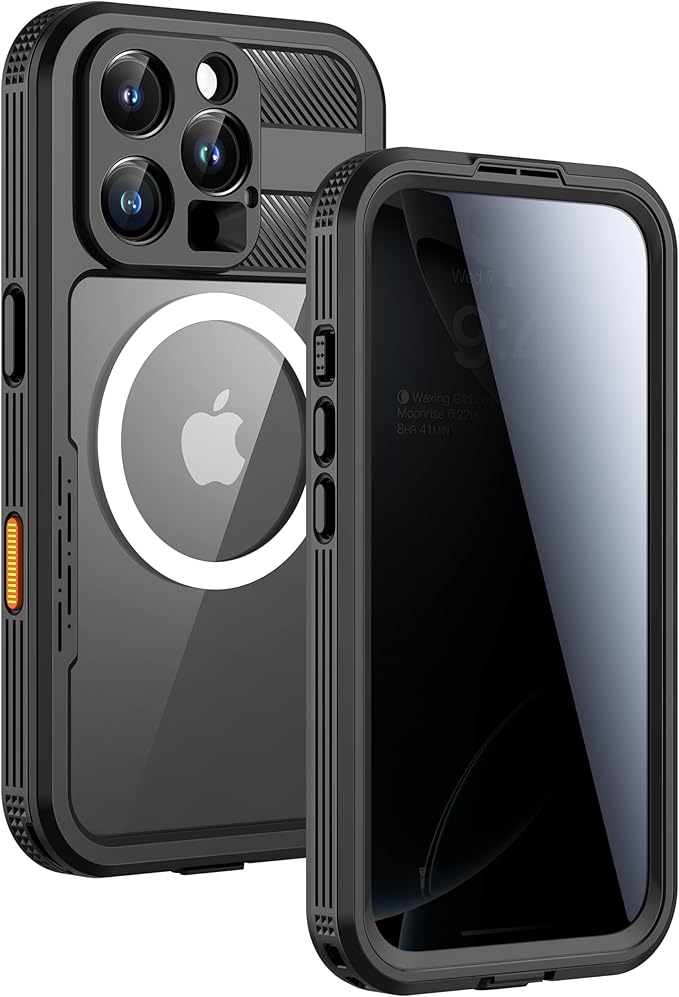 Lanhiem Magnetic for iPhone 16 Pro Max Case, Built-in Privacy Screen Protector by LanhiemHome