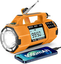 Emergency Radio NOAA Weather Alert FM/AM/SW, Hand Crank Radio by Rckskaya