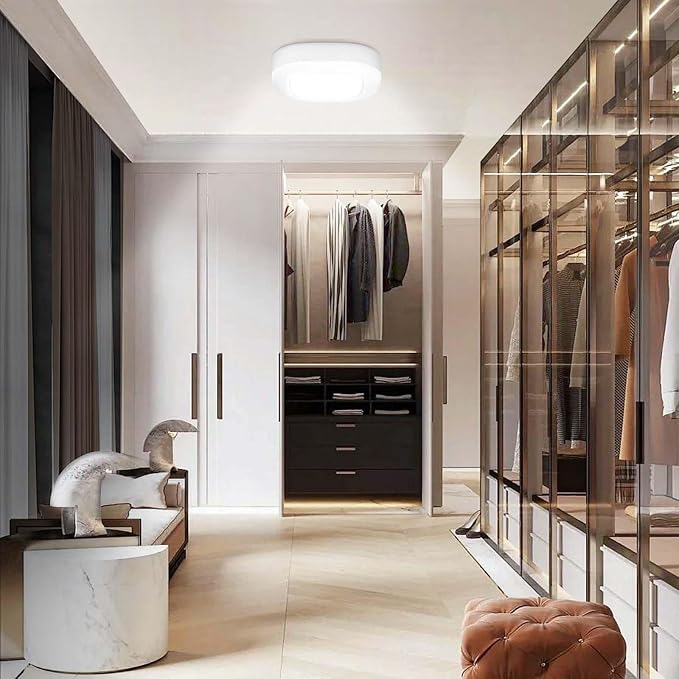 WhitePoplar Closet Light, Battery Operated Ceiling Motion Sensor LED Light - Image 4