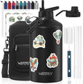 1 Gallon Water Bottle Insulated, BPA Free&Leak Proof, 128oz Stainless Steel by Watersy