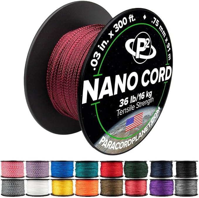 Paracord Planet Nano Cord –Lightweight Nylon Nano Paracord – Great by ParacordPlanet