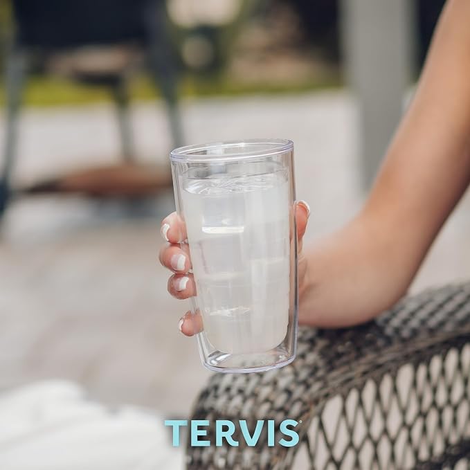 Tervis Clear & Colorful Tabletop Made in USA Double Walled Insulated Tumbler - Image 7