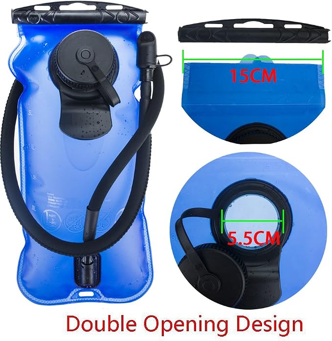 WACOOL 3L 3Liter 100oz BPA Free EVA Hydration Pack Bladder, Leak-Proof Water - Image 3