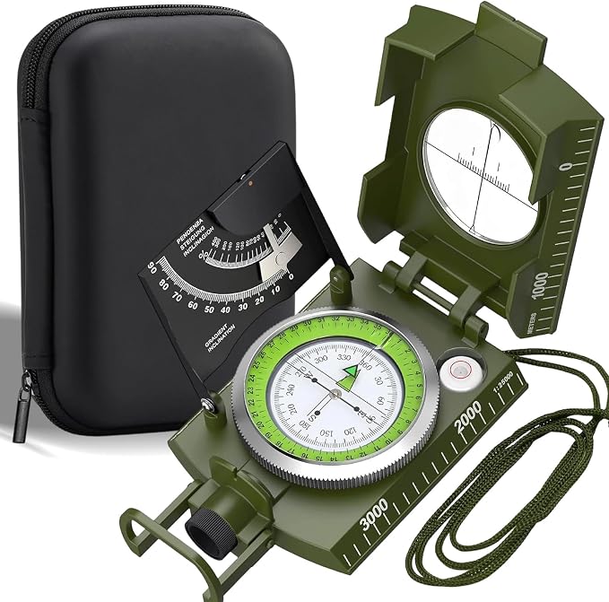 Multifunctional Military Aiming Navigation Compass Compass | IP65 Military by Upliftjoys--ElevateDailyLife