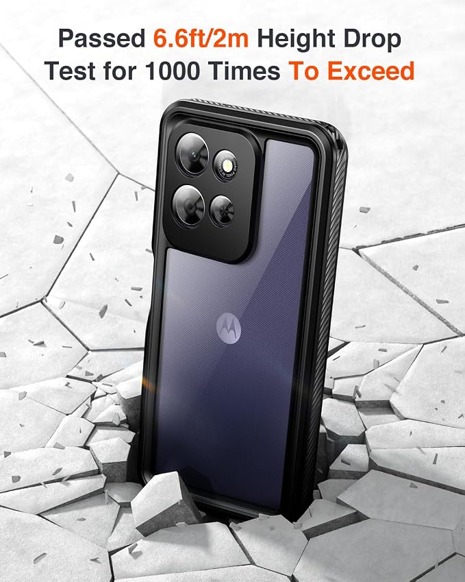Lanhiem for Moto G Power 2026 Case, IP68 Waterproof Dustproof Shockproof Case - Image 4