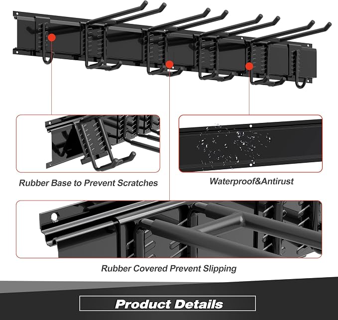 Sttoraboks Garage Tool Storage Rack, Heavy Duty Garage Storage Organizer Rack - Image 4
