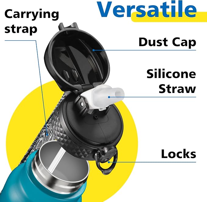 Han's Bottle Sports Water Bottle - 24 Oz - Image 3