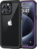 Lanhiem for iPhone 15 Pro Case, IP68 Waterproof Dustproof Shockproof Cases by LanhiemHome