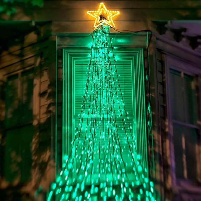 Upgrade Solar String Lights for Outside 2 Pack Total 180FT 500LED String Lights - Image 5