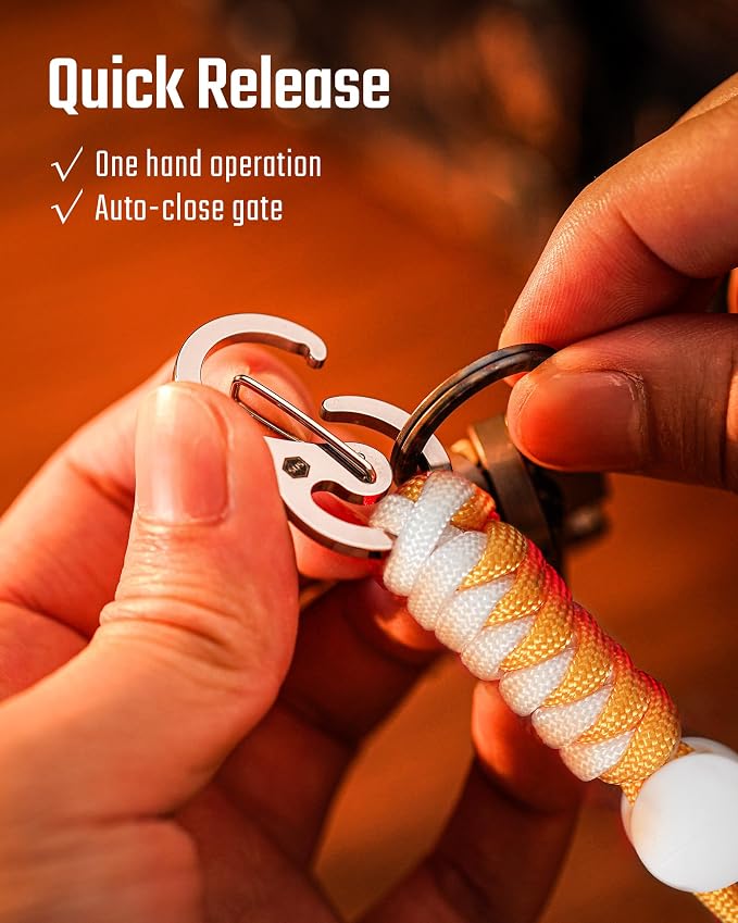 KeyUnity KC01 Braided Paracord Carabiner - Image 5