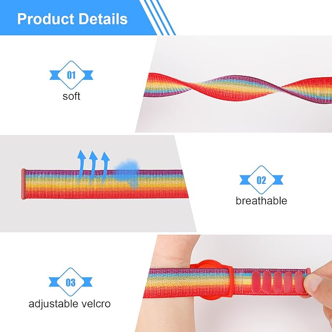 Kids Wristband Compatible with Apple AirTag, Protective Case - Image 3