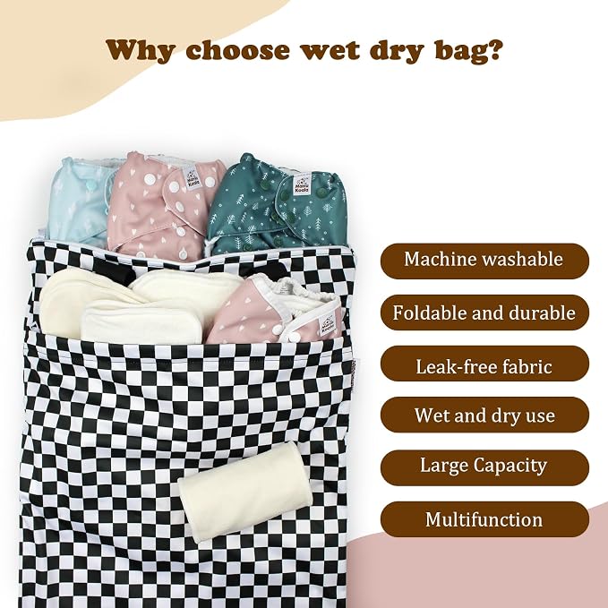 Mama Koala Reusable Hanging Wet Dry Bags - Image 5