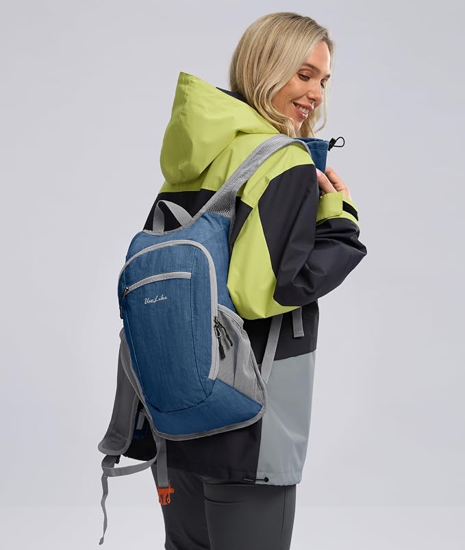 Uselike 10L Small Hiking Backpack Travel Daypack Lightweight Packable Back Pack - Image 3
