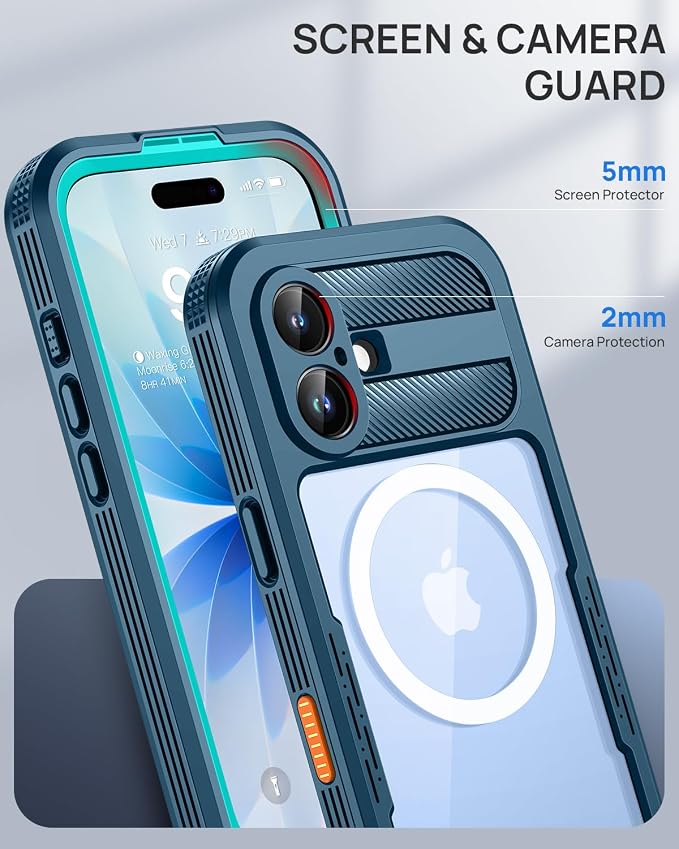 Lanhiem Magnetic for iPhone 17 Case, IP68 Waterproof, Compatible - Image 6