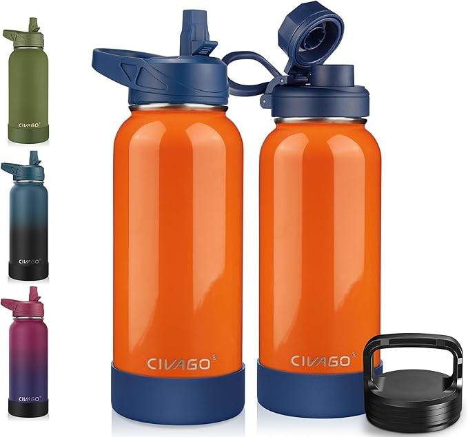 CIVAGO 32 oz Insulated Water Bottle by CIVAGO