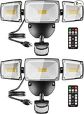 USTELLAR 55W Plug in Motion Sensor Lights Outdoor, Flood Lights Motion Sensor by Ustellar