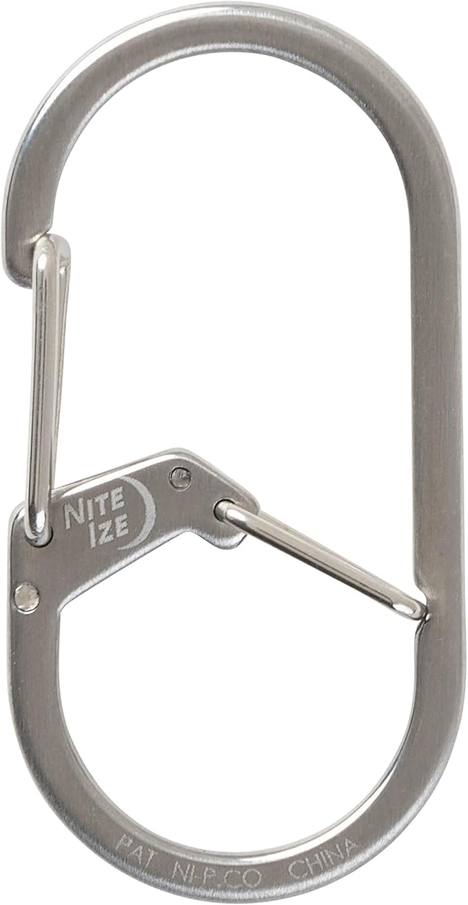Nite Ize GS2-11-R6 G-Series Dual Chamber Carabiner, Size #2 2-Pack, Stainless - Image 3