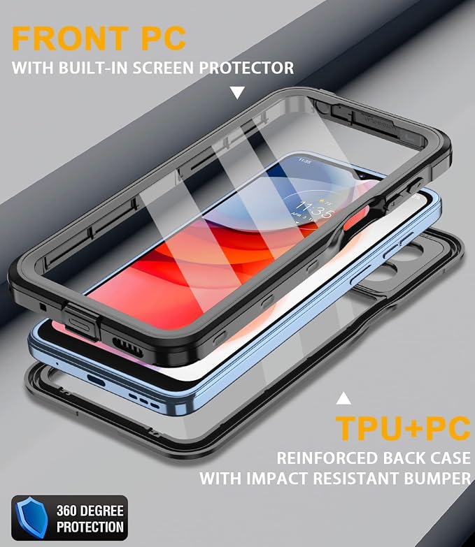 for Motorola Moto G Play 2024 Phone Case Waterproof - Image 5