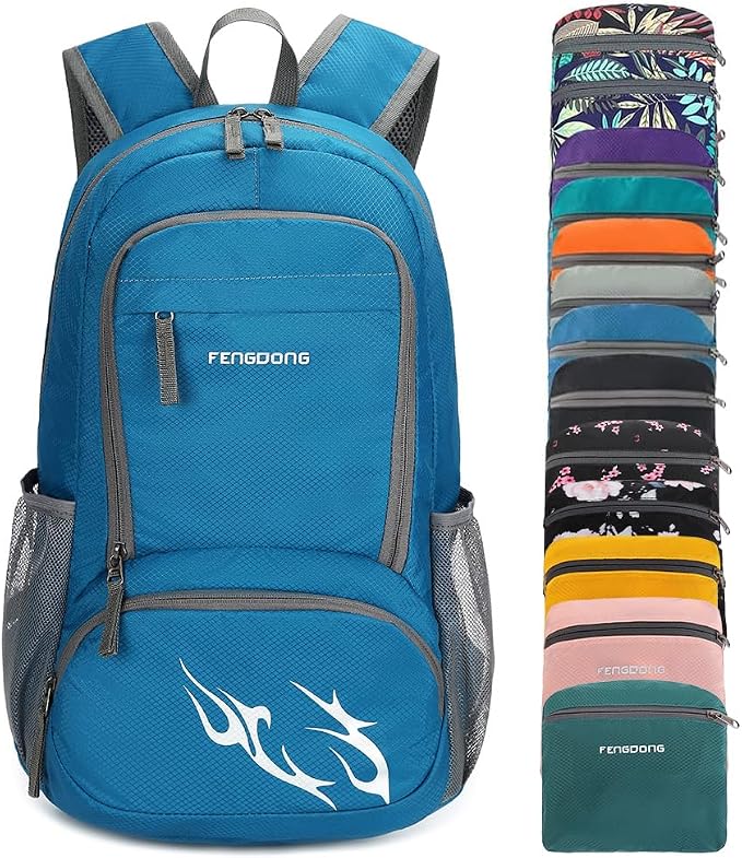 FENGDONG 35L Lightweight Foldable Waterproof Packable Travel Small Hiking by FENGDONG