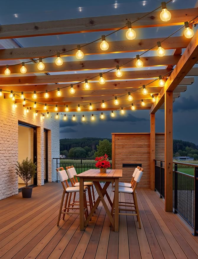 Larkvue 100FT Solar String Lights Outdoor - Image 7