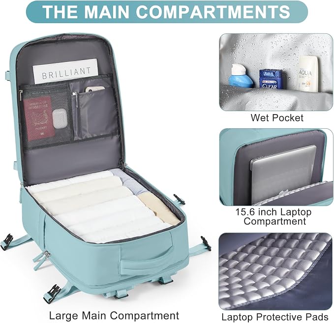 Large Travel Backpack Carry on Flight Approved Mochila De Viaje Carry on - Image 5