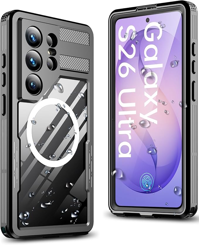 for Samsung Galaxy S26 Ultra Case, Rugged Full Body Underwater Protective Cover by Hllhunkhe