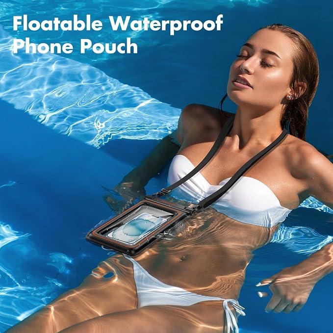 UNBREAKcableXL Size EXTRA Large Waterproof Phone Pouch Floating IPX8 Phone Case - Image 7