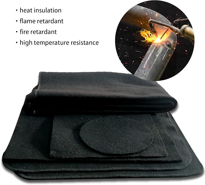 39"x39" Welding Fireproof Blanket Flame Retardant Mat Anti Fire Pad Outdoor - Image 2