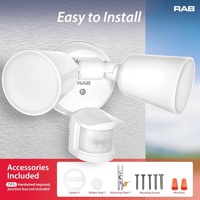 RAB Lighting LU160 Luminator Motion Sensor Outdoor Lights - Image 3