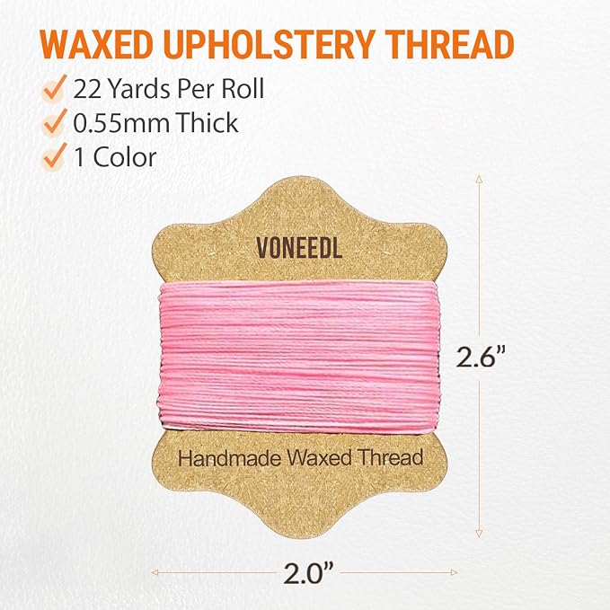 Upholstery Repair Kit: Waxed Sewing Thread & Heavy Duty Needles - Image 3