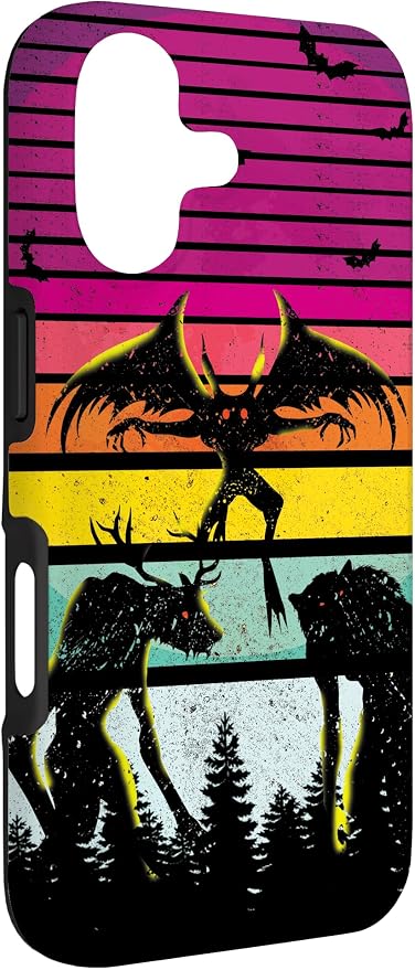 Cryptkin Cute Mothman Cryptid Map Case - Image 3