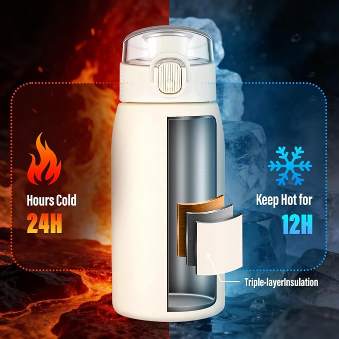 Insulated Water Bottle 12 oz - Image 3