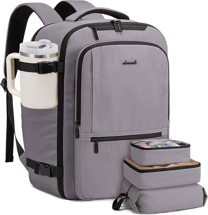 LOVEVOOK Travel Backpack for Women & Men, 50L Large Carry On Backpack Airline by LOVEVOOK