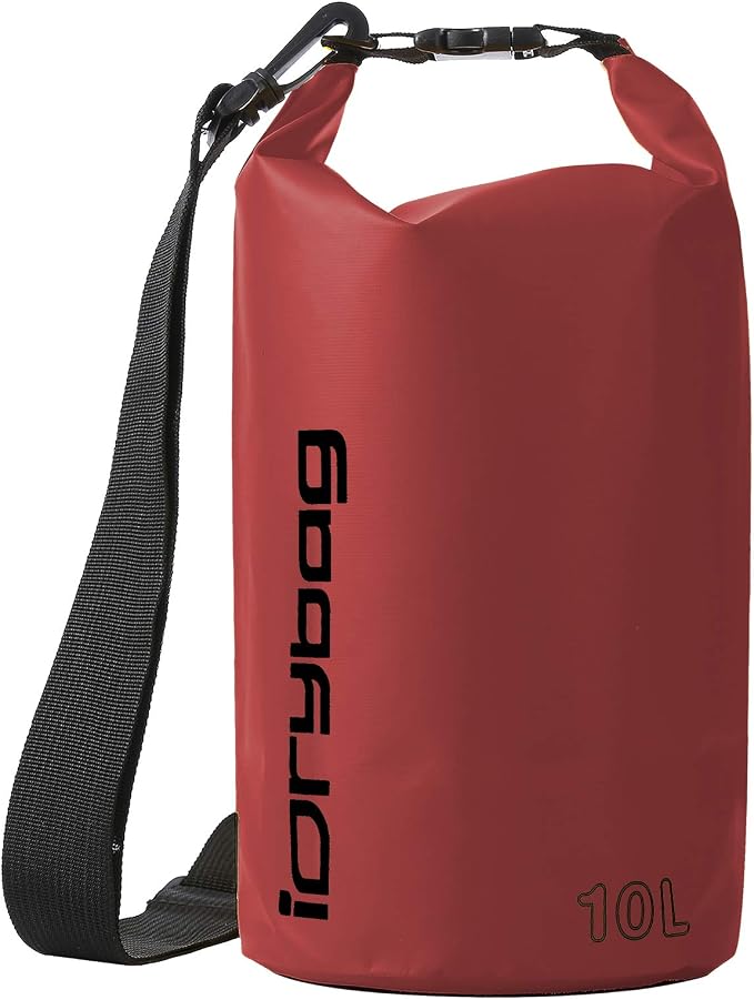 IDRYBAG Dry Bag for Kayaking Waterproof 2L/5L/10L/15L/20L, Small Dry Sack by iDrybag+