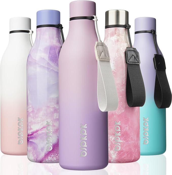 BJPKPK Insulated Water Bottles, 25 oz Stainless Steel Metal Water Bottle by BJPKPK