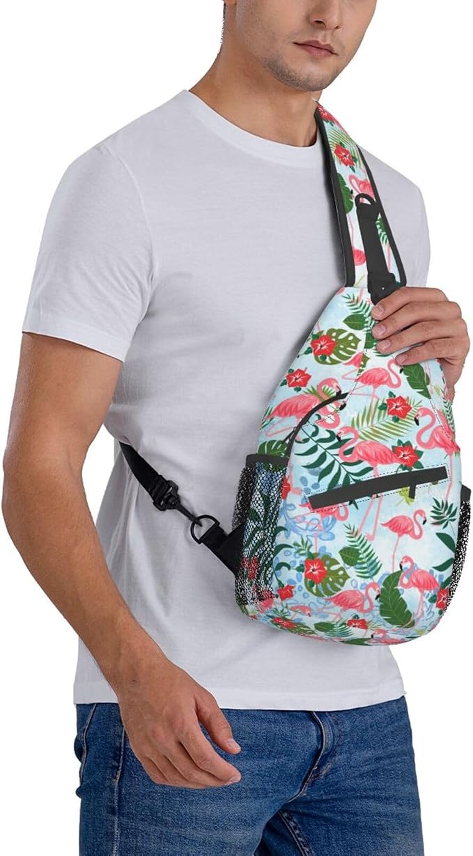 Sling Backpack For Men Hiking Daypack Crossbody Shoulder Bag Travel Chest Pack - Image 4