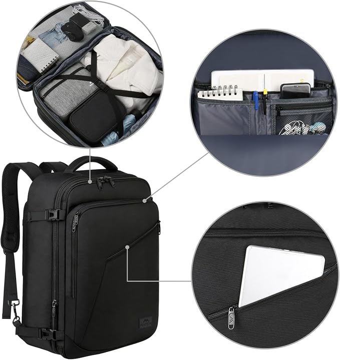 MATEIN 45L Travel Backpack, Large Carry on Backpack - Image 8
