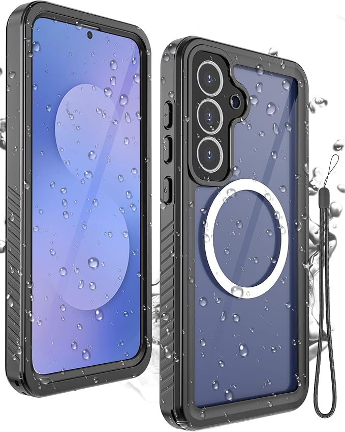 Miimall for Samsung Galaxy S25FE Phone Case Waterproof, 12FT Military Drop Proof by Miimall