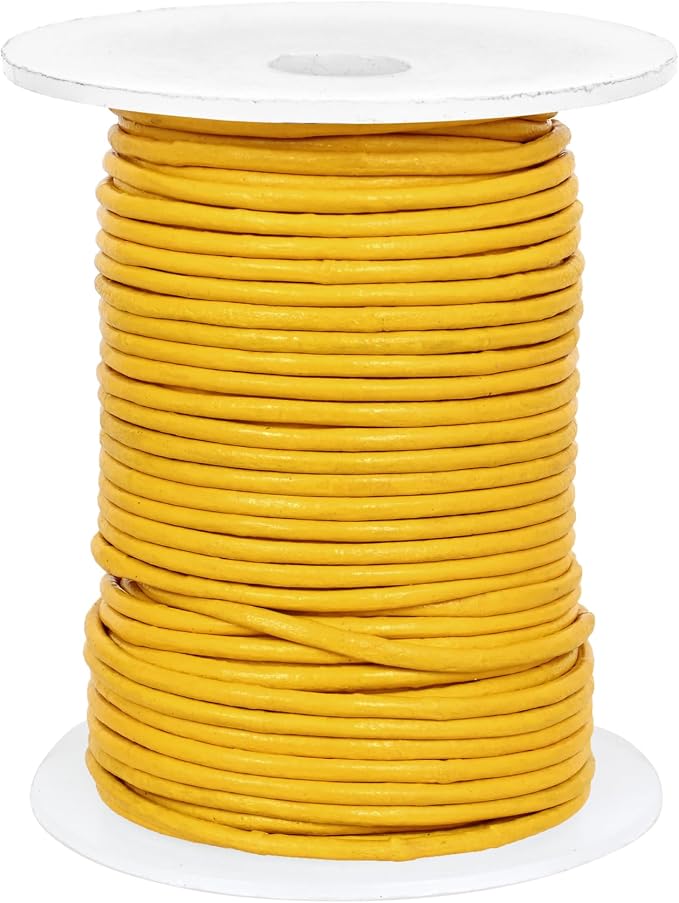 GENIQUE Real/Genuine Round Leather String Cord - Image 3