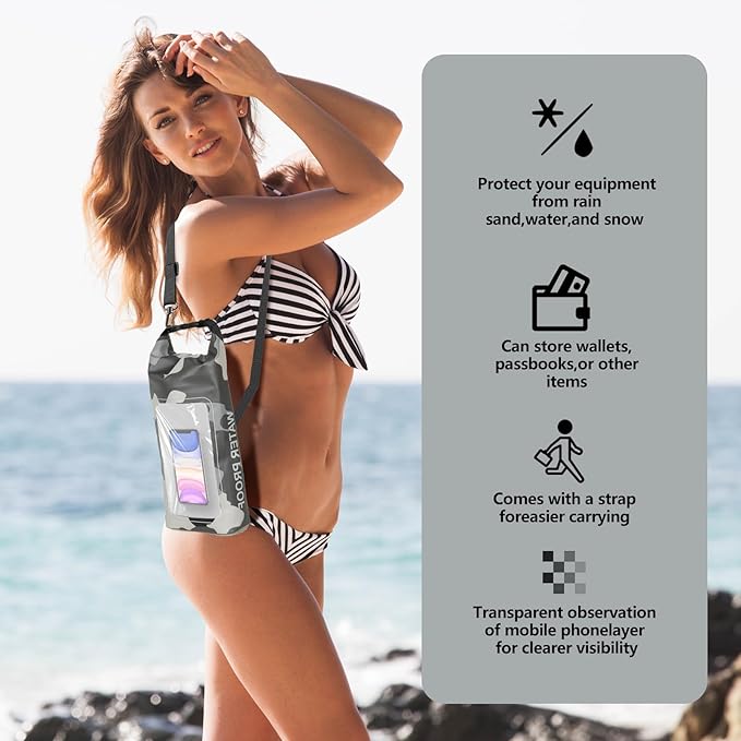 IP68 Waterproof Dry Bag, 2L - Image 3