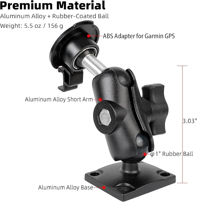 Aluminum Heavy-Duty GPS Mount - Image 2