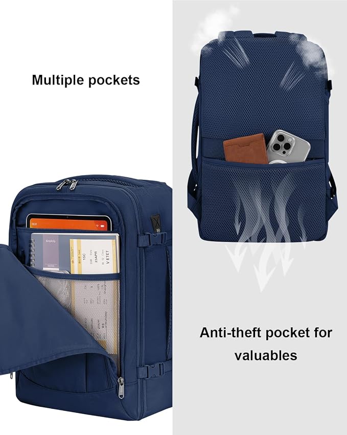 ECOHUB 17'' Travel Backpack, Personal Item Backpack - Image 4