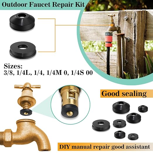 XBVV 106 PCS Faucet Washer Assortment Kit - Image 3