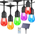 Auroraworld 24FT RGB Outdoor String Lights, Dimmable Color Changing Waterproof by Auroraworld